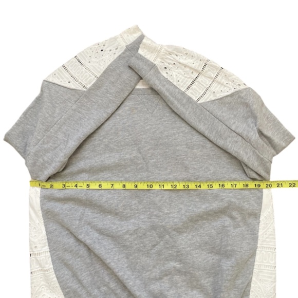 Bread n Butter Gray Contrast Sweatshirt Size Medium - Picture 7 of 9
